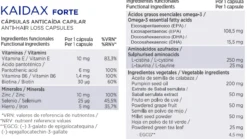 Kaidax Forte Cápsulas Anticaída