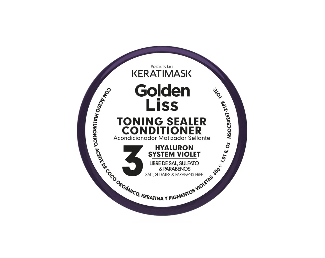 Keratimask Alisado Golden Liss