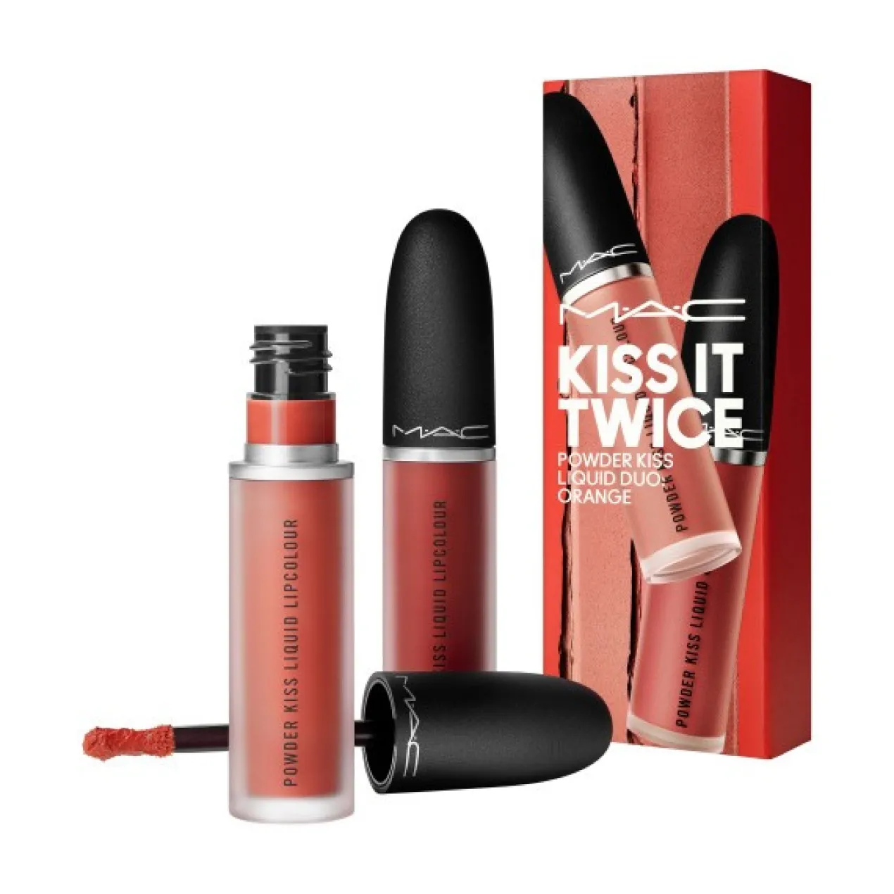 Kiss It Twice Powder Kiss Duo Estuche de Labiales (982 Marrakesh-mere y 998 Sorry not Sorry)