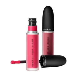 Kiss It Twice Powder Kiss Liquid Duo Estuche Labiales Rosas (995 Fashion Sweetie y 989 Mull It Over)