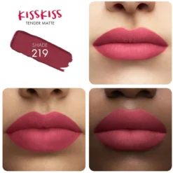 KissKiss Tender Matte Barra de Labios Mate Luminosa Confort 16h