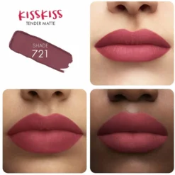 KissKiss Tender Matte Barra de Labios Mate Luminosa Confort 16h