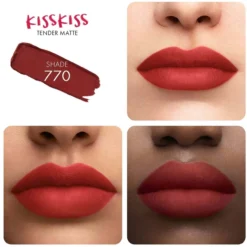 KissKiss Tender Matte Barra de Labios Mate Luminosa Confort 16h