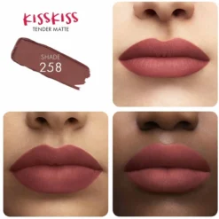 KissKiss Tender Matte Barra de Labios Mate Luminosa Confort 16h