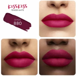 KissKiss Tender Matte Barra de Labios Mate Luminosa Confort 16h