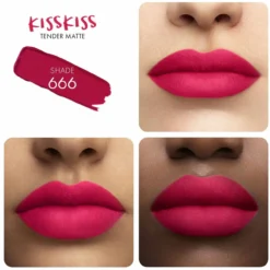 KissKiss Tender Matte Barra de Labios Mate Luminosa Confort 16h