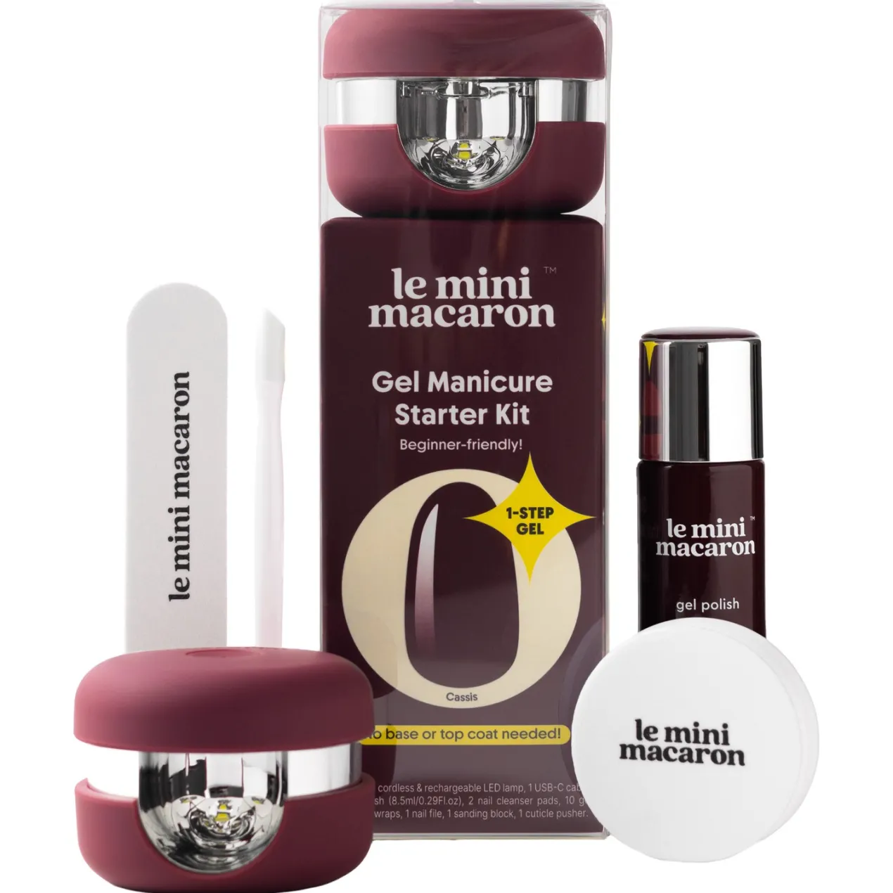 Kit de Manicura Semipermanente Inalámbrico Cassis