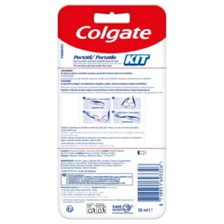 Kit de Viaje Portátil Cepillo Dental Suave + Pasta de Dientes Total Prevención Activa Original