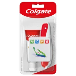 Kit de Viaje Portátil Cepillo Dental Suave + Pasta de Dientes Total Prevención Activa Original