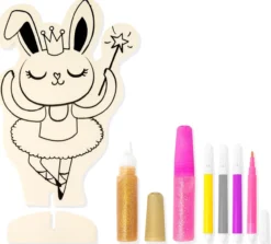 Lady Bunny de Madera para Decorar y Pintar