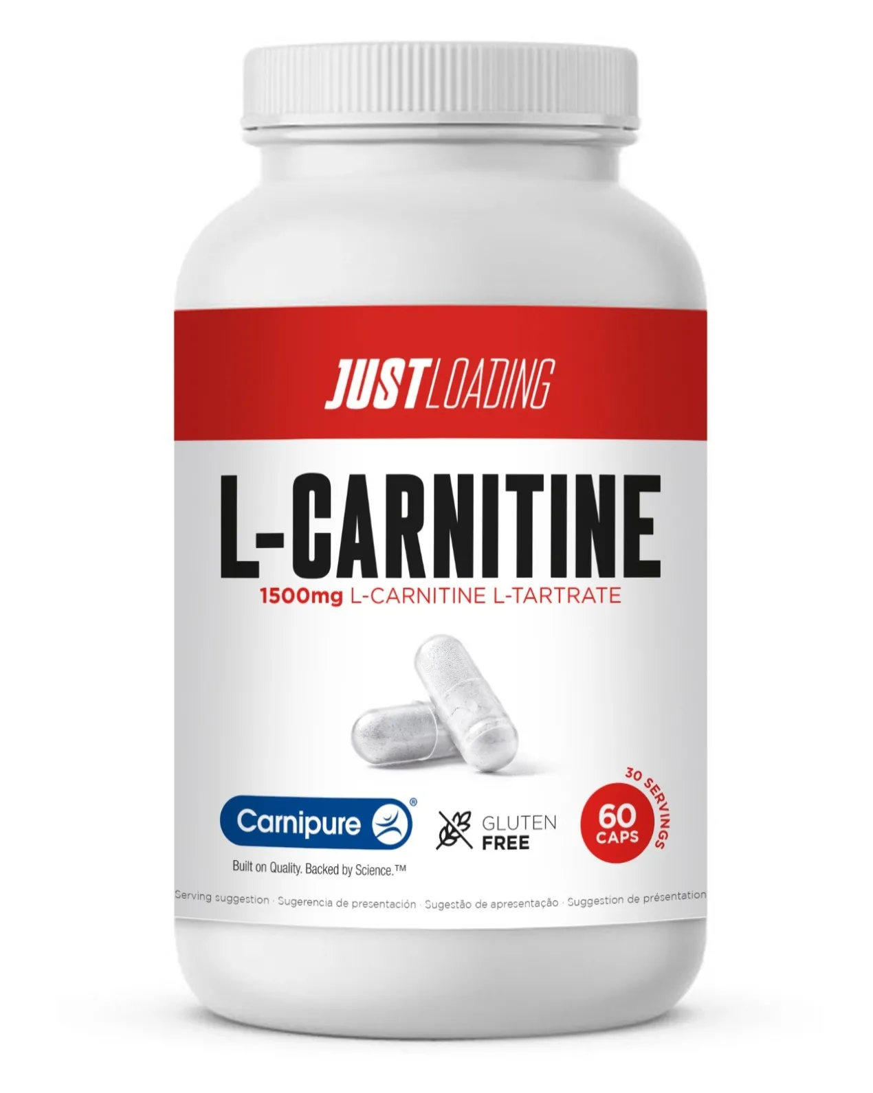 L-Carnitina L-Tartrate complemento alimenticio en cápsulas