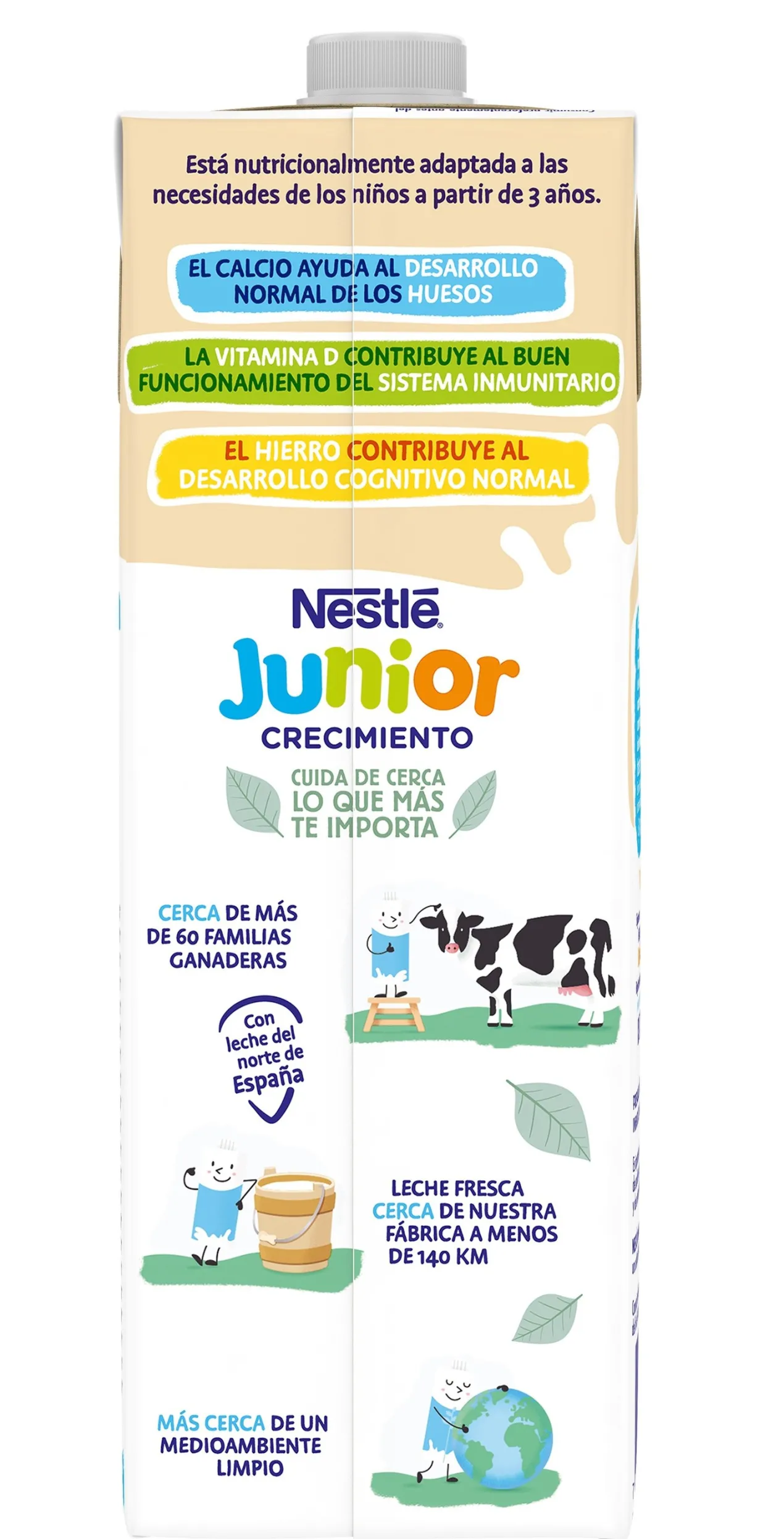 Leche Júnior Crecimiento Galleta María