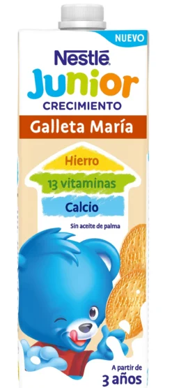 Leche Júnior Crecimiento Galleta María