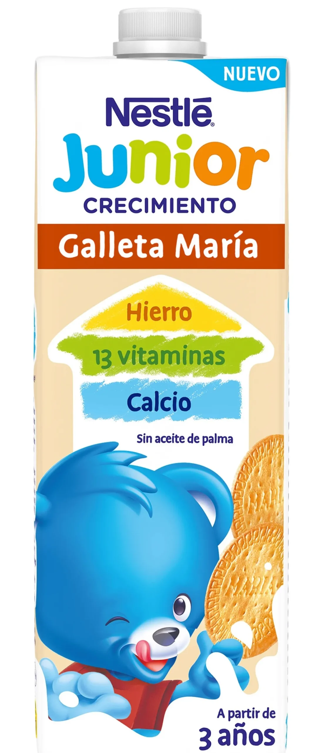 Leche Júnior Crecimiento Galleta María