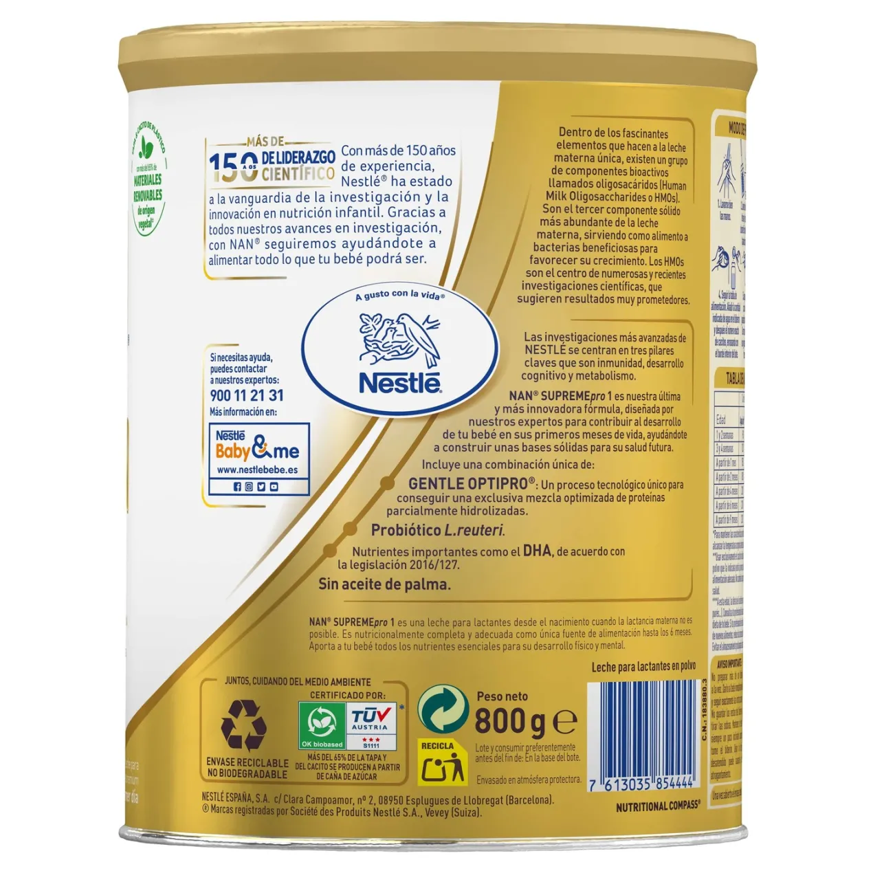 Leche para Lactantes NAN Supreme 1