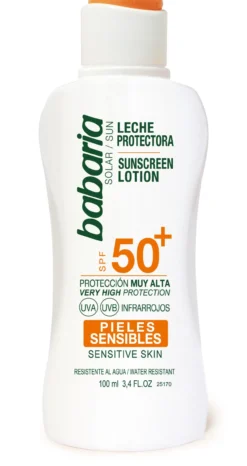 Leche Protector Solar Pieles Sensibles SPF 50+