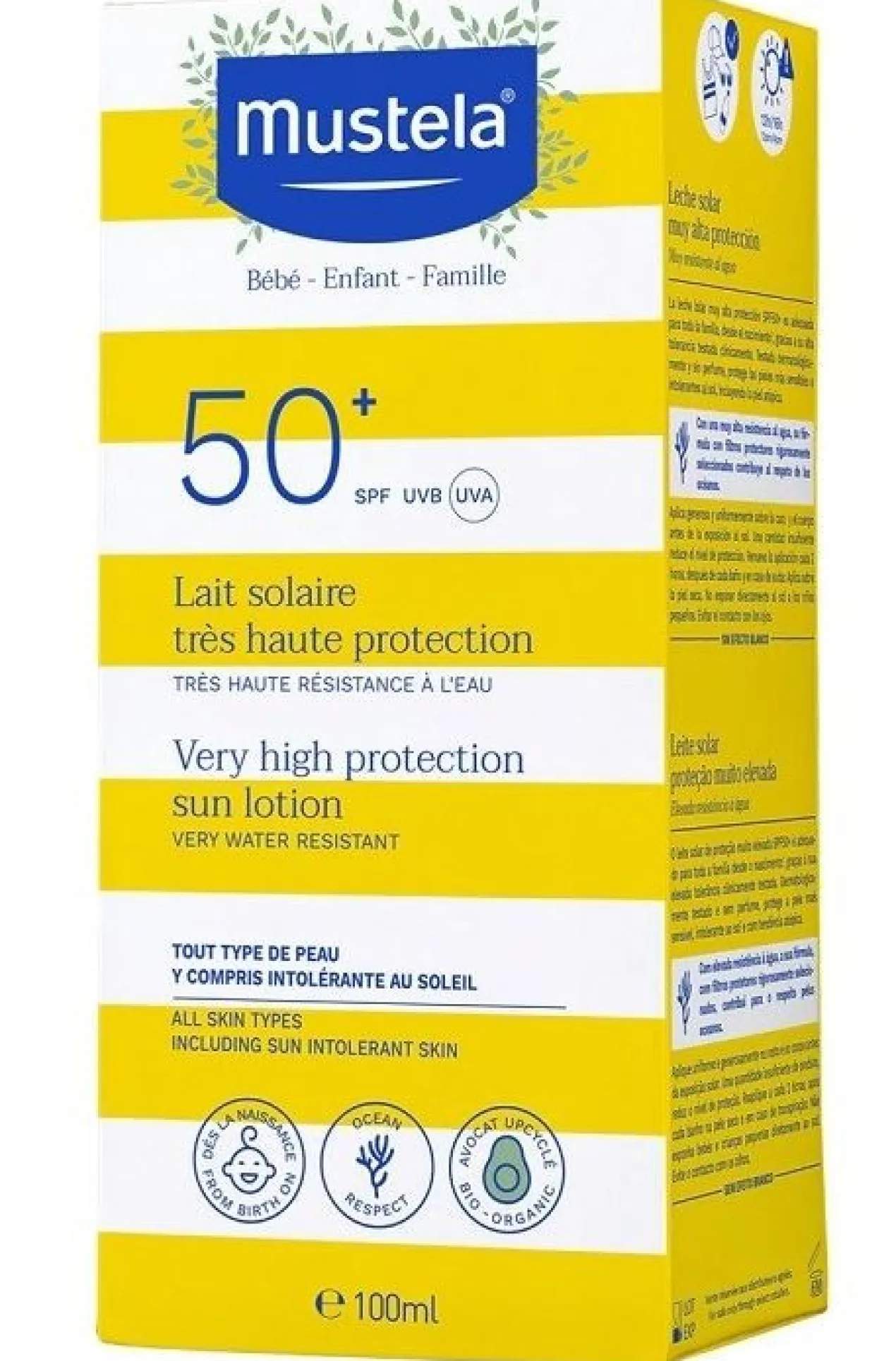 Leche Solar Muy Alta Protección SPF 50+