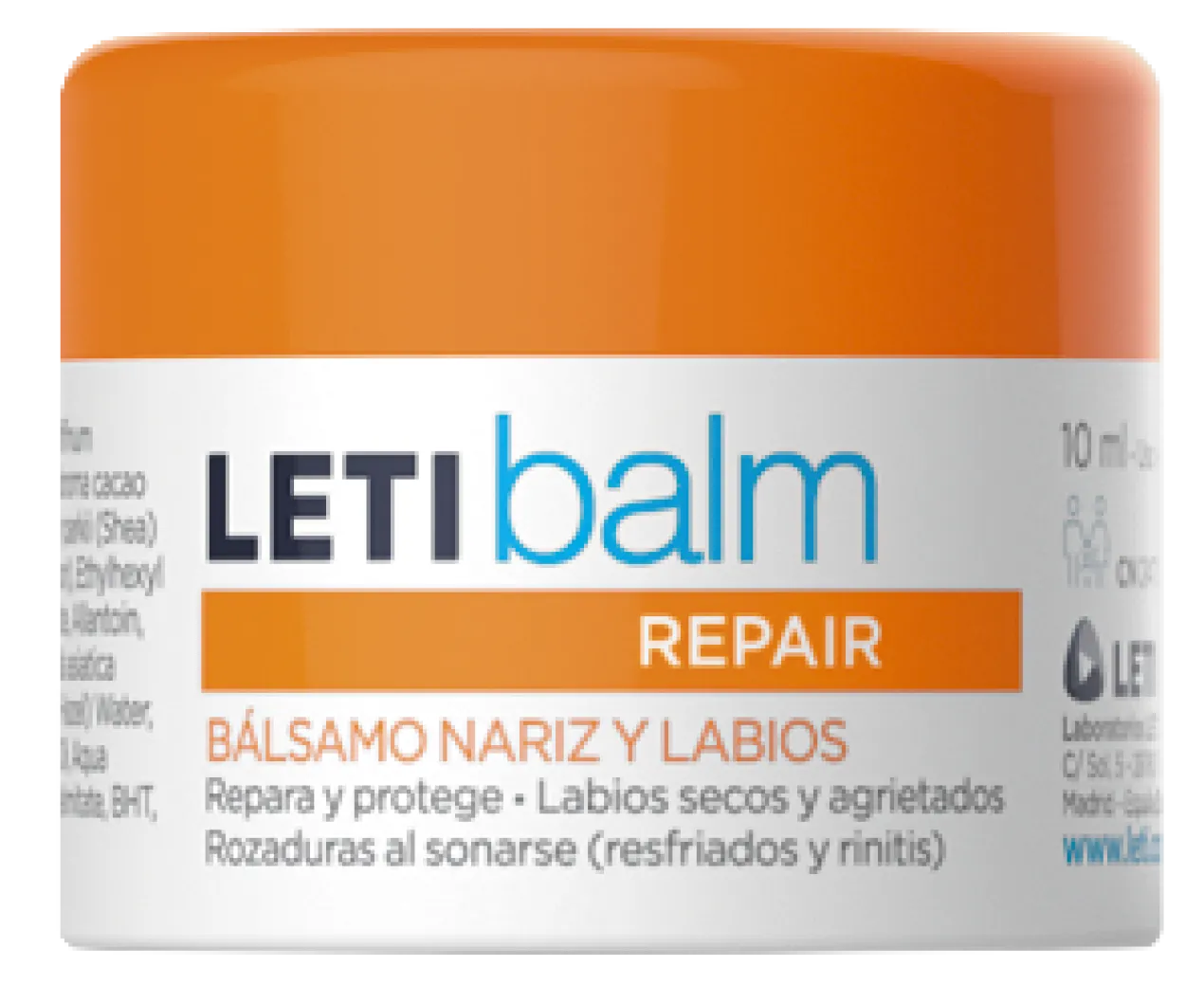 LETIbalm Bálsamo Pediátrico Reparador Nariz y Labios