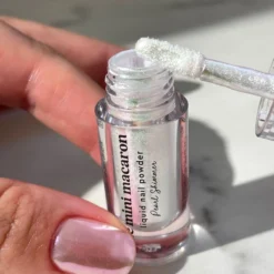 Liquid Nail Powder Pearl Shimmer Gel para Uñas