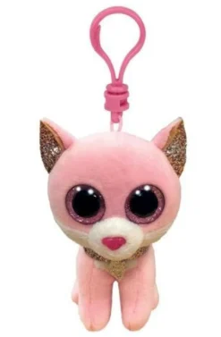 Llavero de Peluche Fiona Gato Rosa