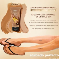 Loción Autobronceadora Airbrush Legs Sun Gradual Tanning Lotion