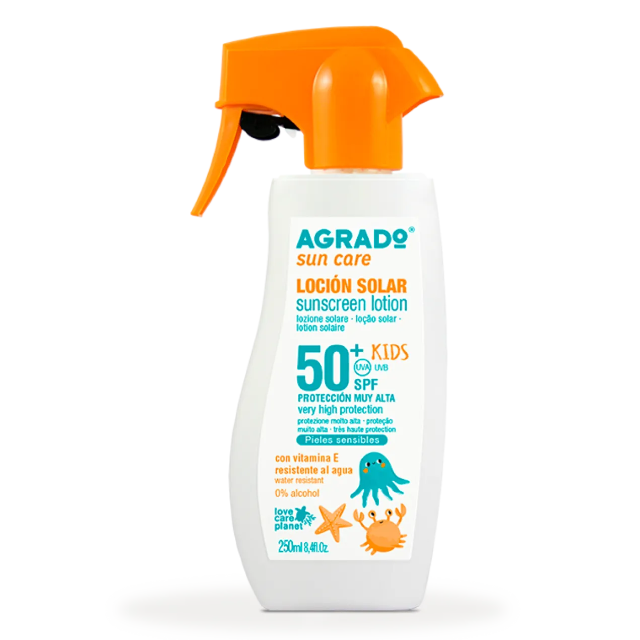 Loción Solar SPF50+ Kids Pieles Sensibles