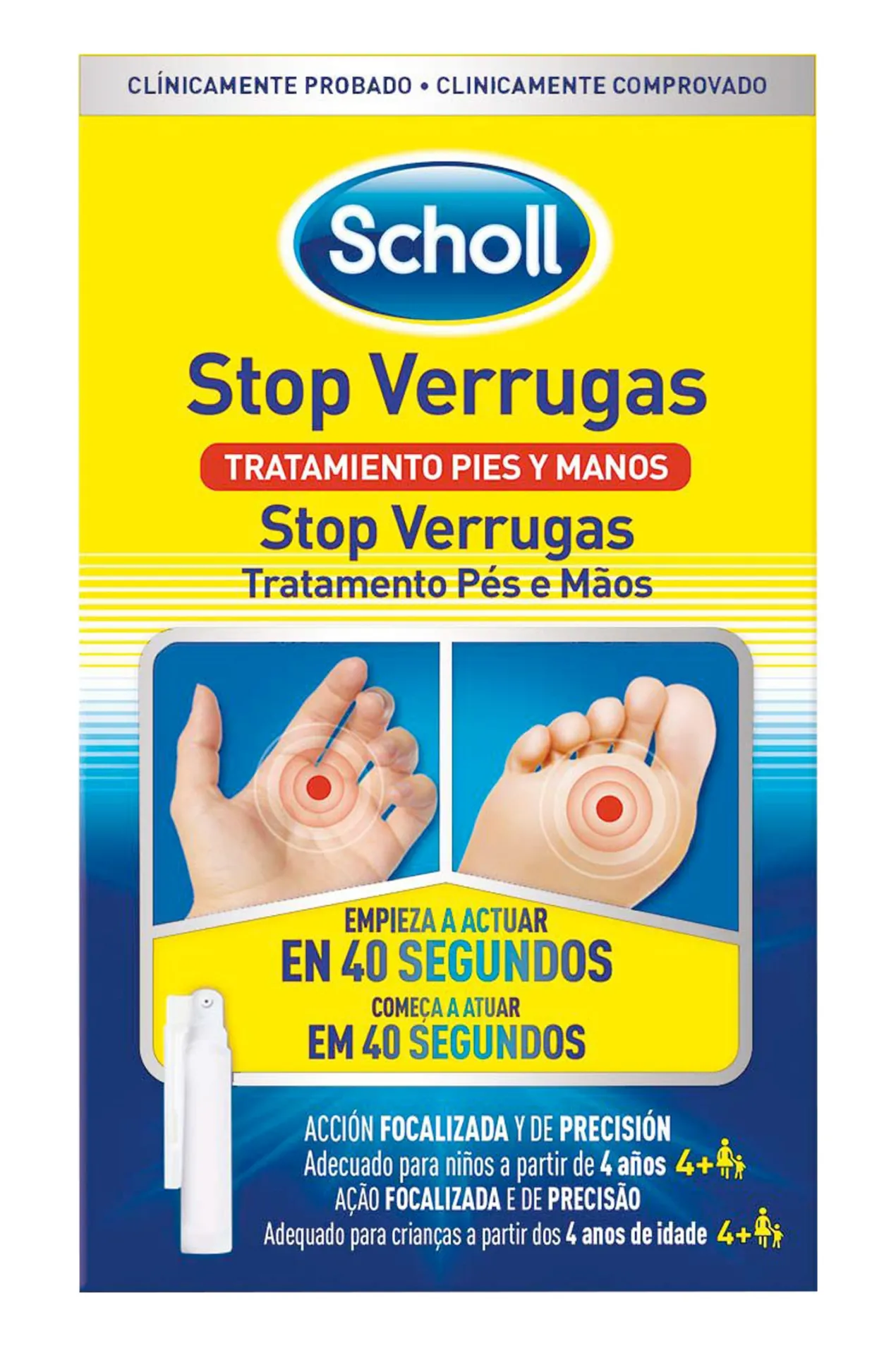 Lápiz Tratamiento Verrugas Pies y Manos