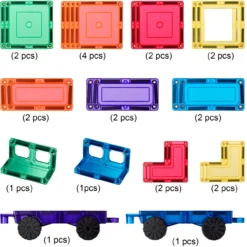 Magnetic Cars 28 Piezas