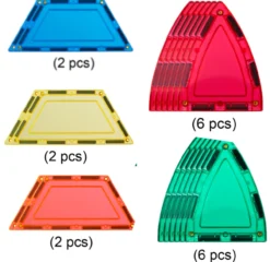 Magnetic Tiles 18 Piezas