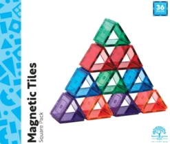 Magnetic Tiles Small Square 36 Piezas