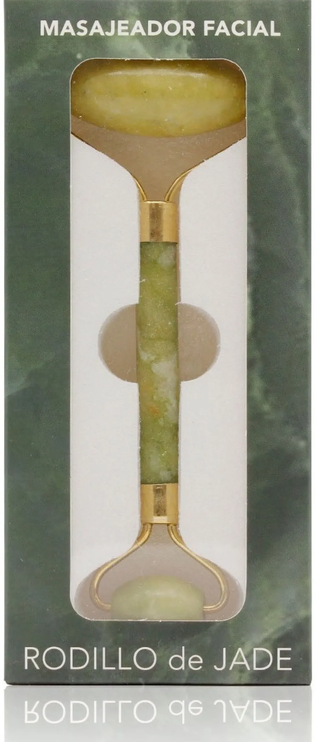 Masajeador Facial Pieda Jade 2 Rodillos