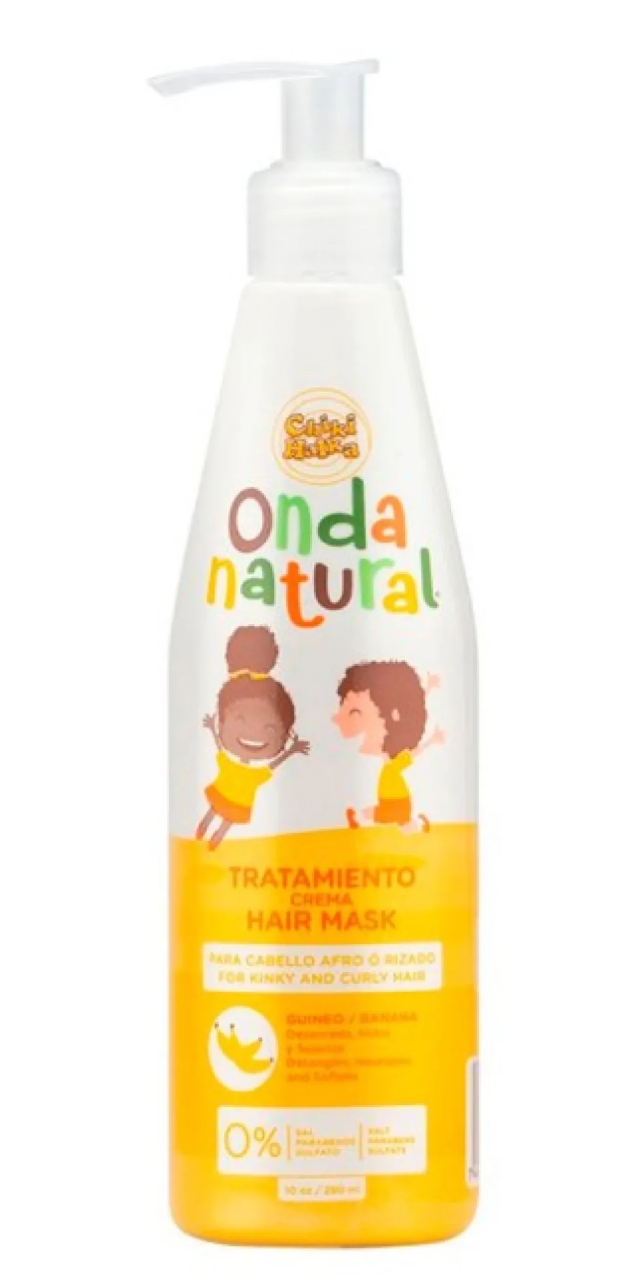 Mascarilla Capilar de Banana para niños