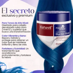 Mascarilla Capilar Pigmentante Azul
