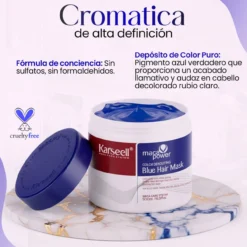 Mascarilla Capilar Pigmentante Azul