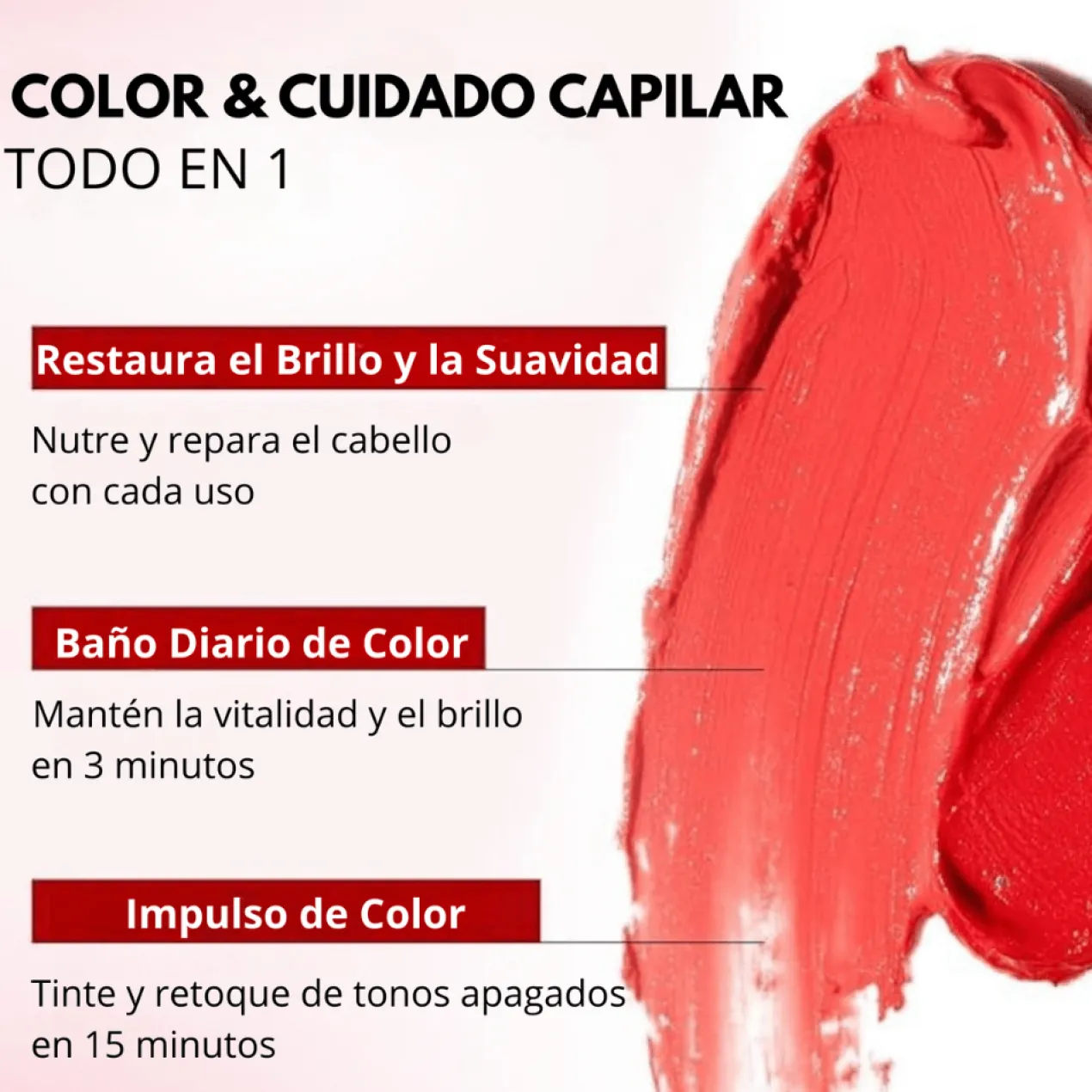 Mascarilla Capilar Pigmentante Roja