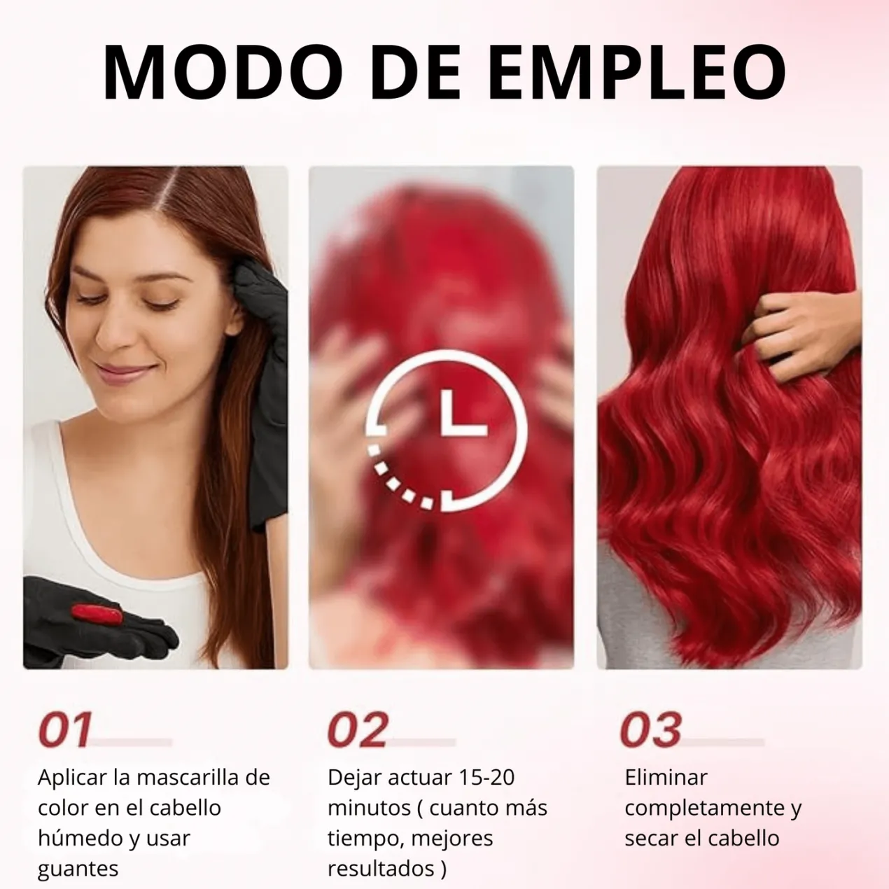 Mascarilla Capilar Pigmentante Roja