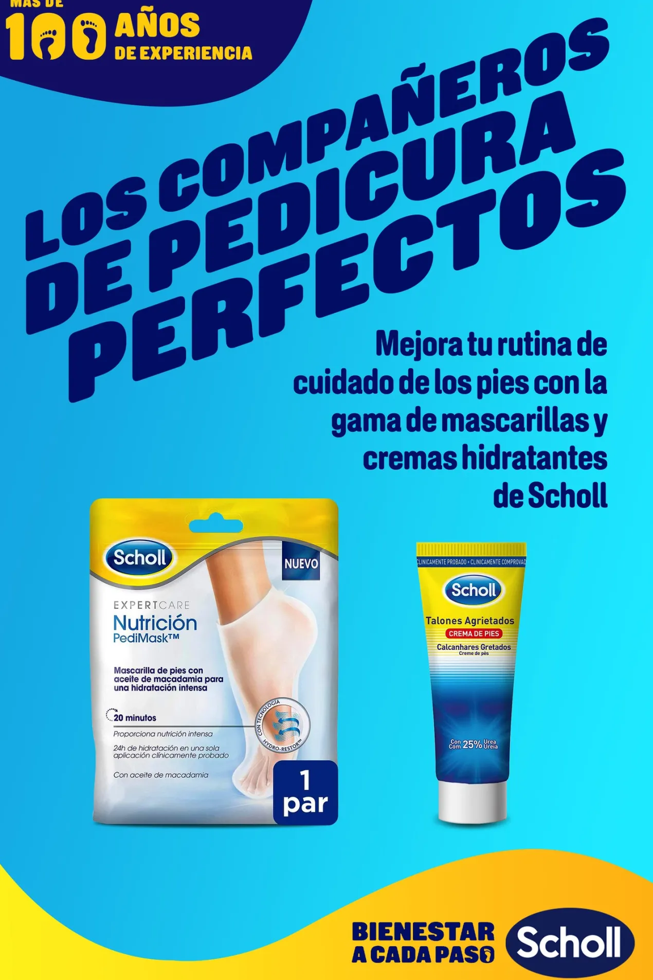 Mascarilla Exfoliante para Talones Expert Care