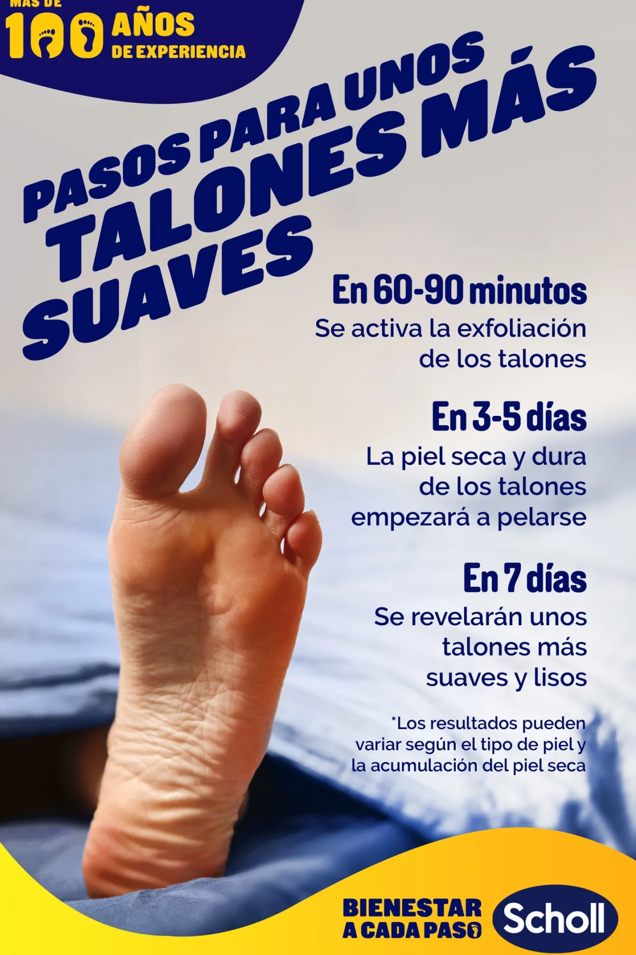 Mascarilla Exfoliante para Talones Expert Care