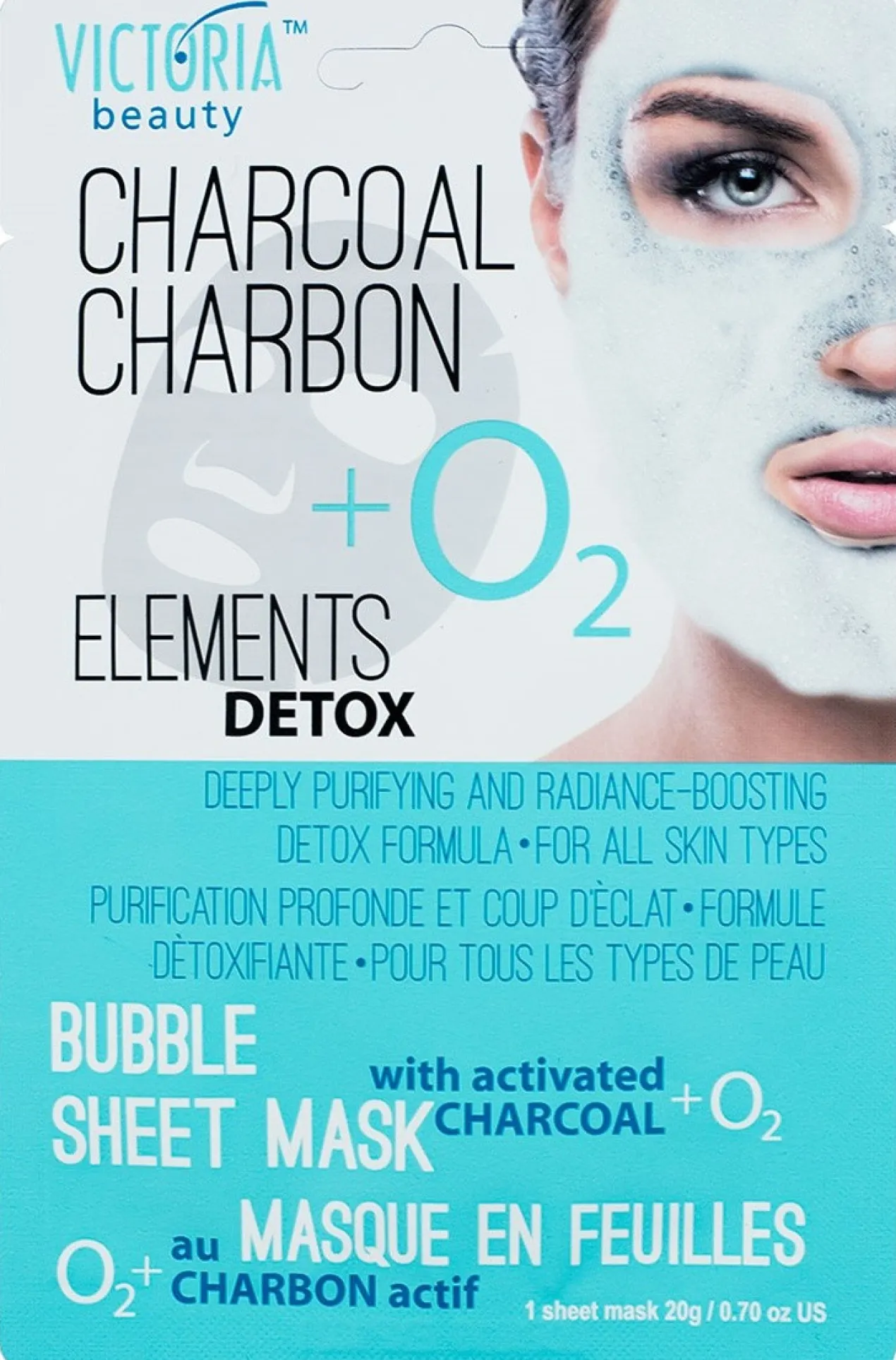 Mascarilla Facial Elements Detox con Carbón