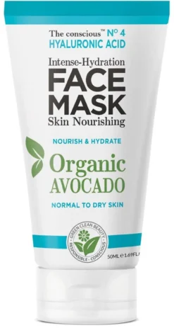 Mascarilla Facial Hidratante con Ácido Hialurónico