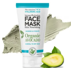 Mascarilla Facial Hidratante con Ácido Hialurónico