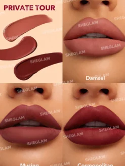 Matte Allure set de 3 mini labiales liquidos