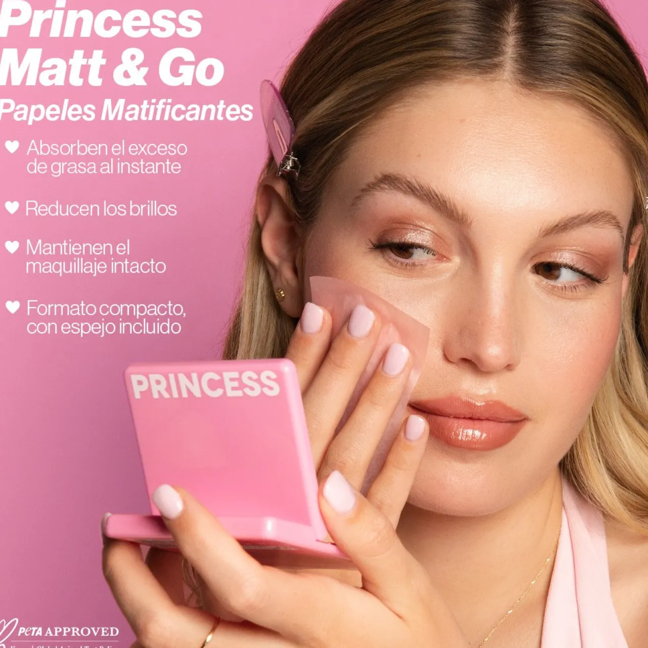 Matt & Go Espejo y Papeles Matificantes
