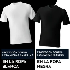 Men Black & White Invisible Desodorante Roll On