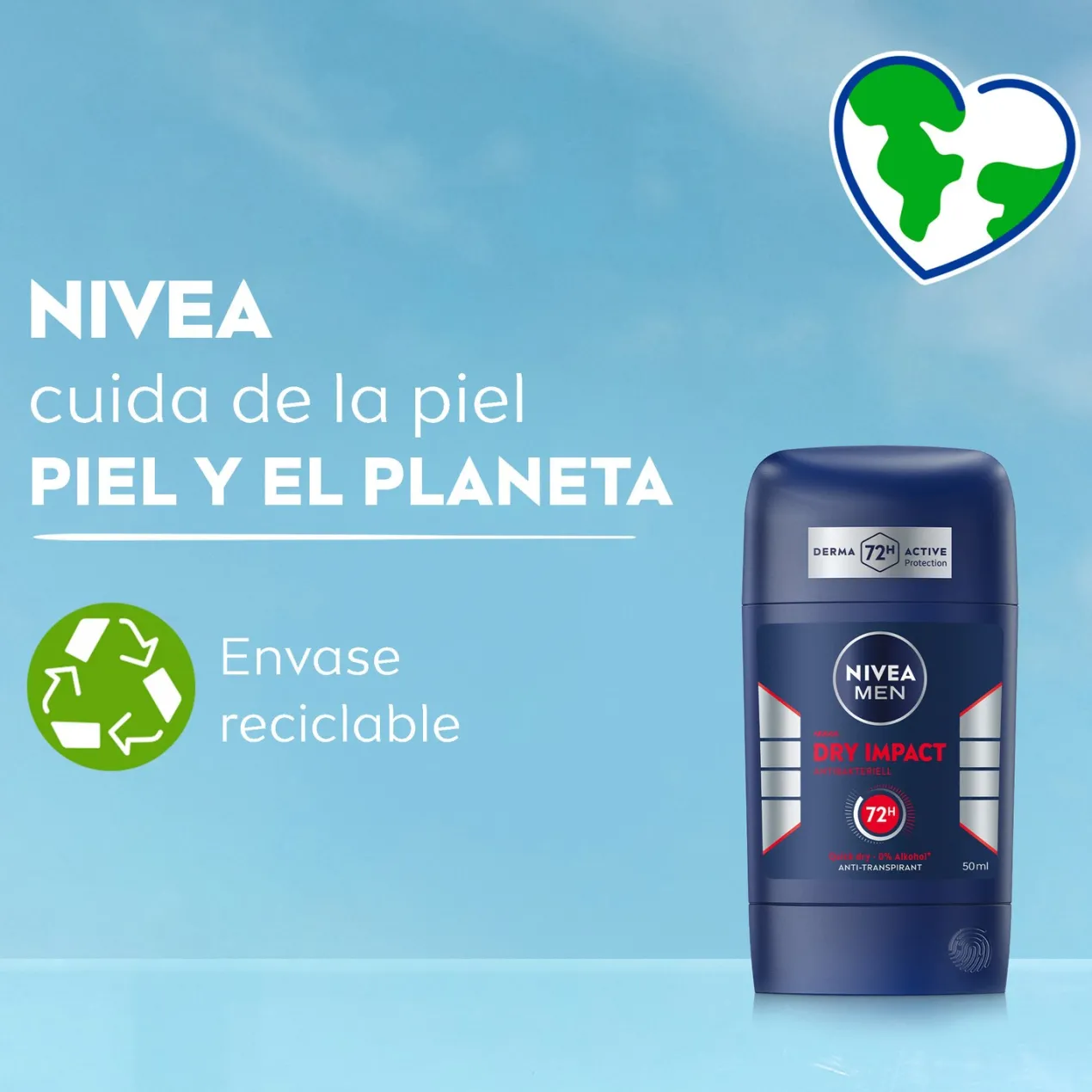 Men Dry Impact Desodorante en Stick