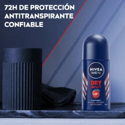 Men Dry Impact Desodorante Roll-On 72h