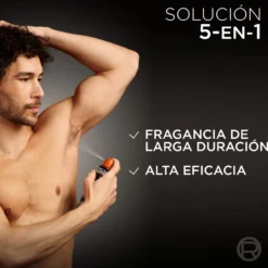 Men Expert Carbon Protect Spray Antitranspirante 5 en 1