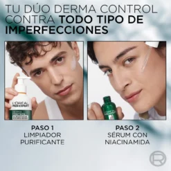 Men Expert Derma Control Gel Limpiador Purificante