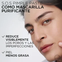 Men Expert Derma Control S.O.S Pimple Paste Solución Anti-imperfecciones con Niacinamida y Ácido Glicólico
