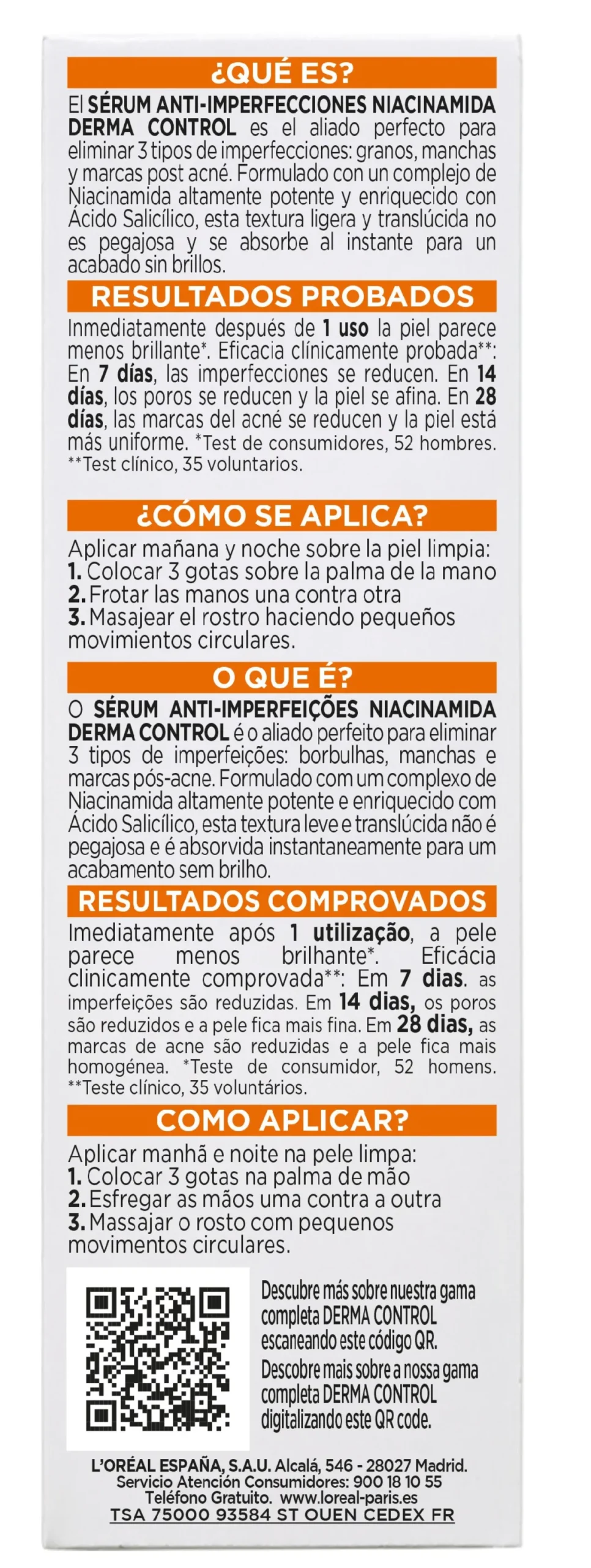 Men Expert Derma Control Sérum Anti-Imperfecciones